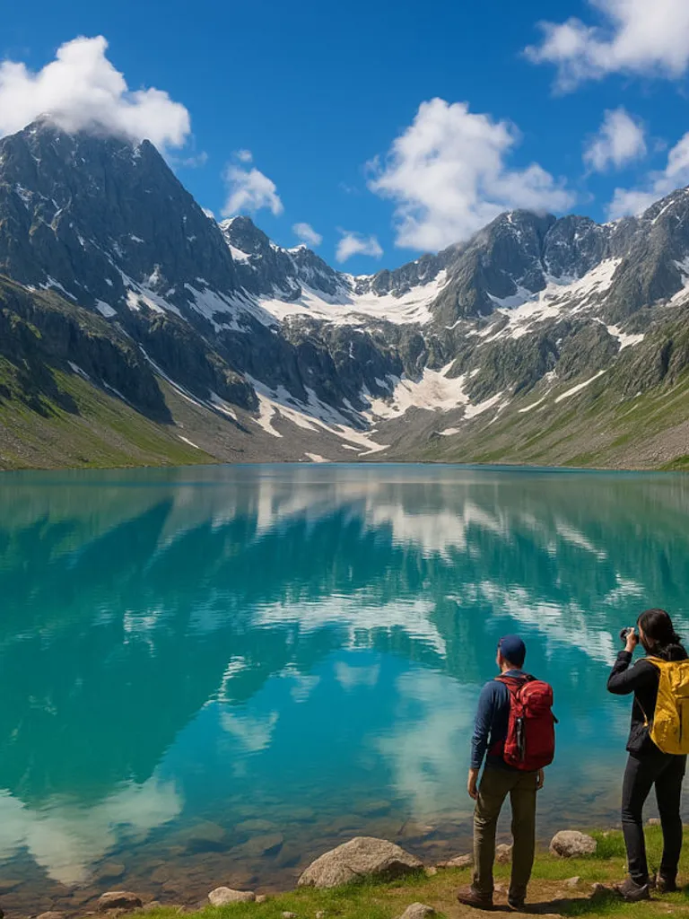Reaching Kausar Nag by Trekking