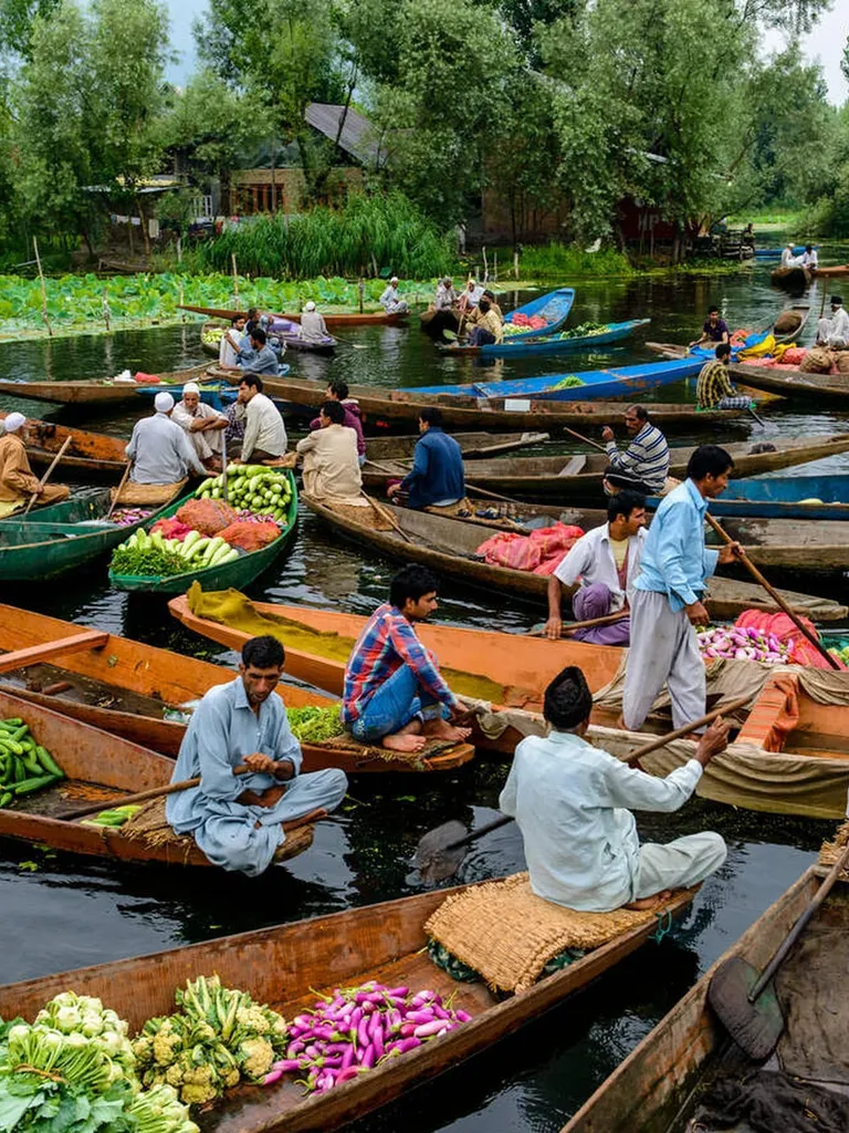 Visiting Floating Vegetable Market