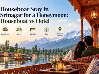 Houseboat Stay in Srinagar for a Honeymoon: Houseboat vs Hotel  