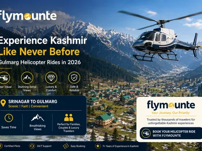Gulmarg Helicopter Booking Guide 2026 – Prices, Routes & How to Book