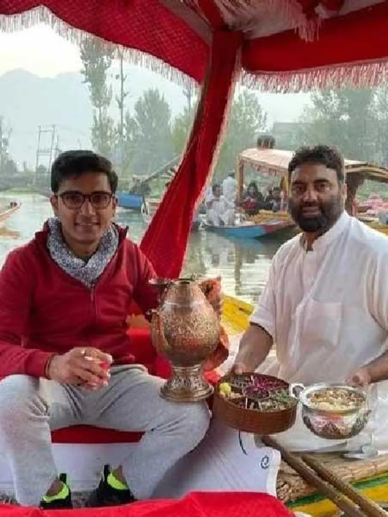  Enjoying Kashmiri Kahwa by the Lake